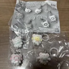 めじるしアクセサリー　ふわふわスノー　4個セット