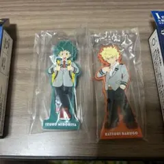 ヒロアカ　一番くじ　I賞 ラバースタンド　緑谷出久　爆豪勝己　セット