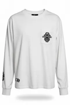 ホワイトロングスリーブTシャツ