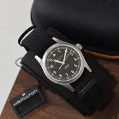 ハミルトン カーキメカ 38mm 黒文字盤 【オールブラック】 ハミルトン オールブラックウォッチ | Hamilton Watch