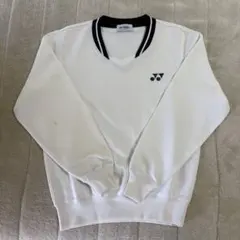 ヨネックス Vネック テニス バドミントン ウェア SS ホワイト