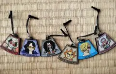 ワンピース キャラクターのイヤホンジャックストラップ　6個