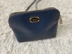 【美品】MICHAEL KORS マイケルコース ショルダーバッグ　ネイビー