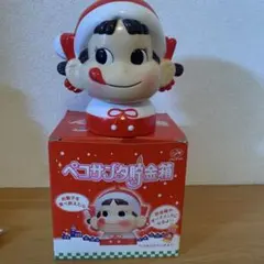 不二家ペコちゃんサンタ貯金箱