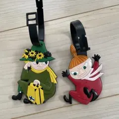 フィンランド　ムーミン　スナフキン　リトルミィ　ラゲッジタグ　2個セット