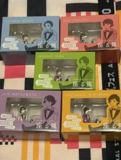 コップのフチ子　座る嵐 5人セット 嵐を旅する展覧会