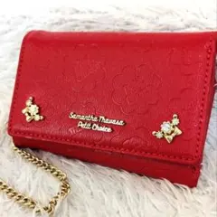 新品未使用✨サマンサタバサ　ぺこちゃん　コラボ　財布　キーケス　チェーン