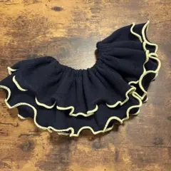 フリルスタイ　リブ　ネイビー✖️イエロー