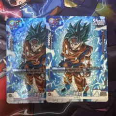 ドラゴンボールフュージョンワールド 孫悟空 sr パラレル 2枚