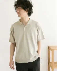 【URBAN RESEARCH DOORS】ウォッシャブルニットポロシャツ