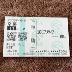 期限切れ単勝馬券】 函館記念 2004 ファインモーション ウマ娘 - メルカリ