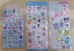 サンリオ ぷっくりシール 3枚セット