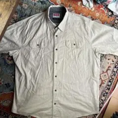 Wrangler 半袖シャツ ベージュ XLサイズ