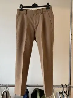 BEAUTY&YOUTH ダブルクロス ワイドテーパード アンクルパンツ