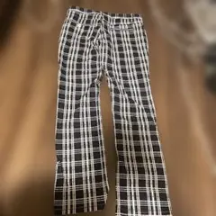 美品　Comon Golf チェック柄 ゴルフパンツ Mサイズ