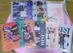 WEST.（ジャニーズWEST）ミニクリアファイル＆フレークシール　まとめ売り