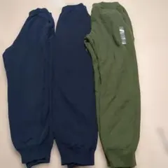 新品　UNIQLO ユニクロ　ボアスウェット　パンツ　150　ネイビー　カーキ