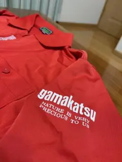 gamakatsu レッド ポロシャツ（size:M）のサムネイル