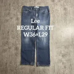 Lee REGULAR FIT デニムパンツ W36 インディゴ ストレート古着