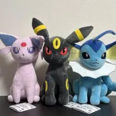 ポケットモンスター　もふぐっとぬいぐるみ　イーブイフレンズ　3種セット