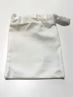 GUCCI 巾着 ポーチ ホワイト