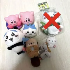 カービィ ハチワレ ちいかわなどキャラクターグッズ　ガチャガチャなど