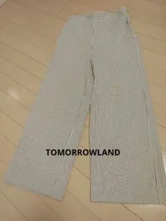 TOMORROWLAND　マカフィー　ハイウエスト　ストライプパンツのサムネイル