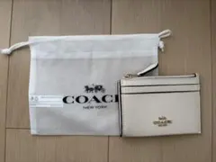 コーチ　キーホルダー付きカードケース