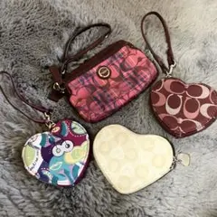 ☆美品☆コーチ COACH リストレット 4点セット 小銭入れ コインケース
