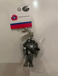 EXPO2025 黒ミャクミャク 立体 チャーム付きキーホルダー