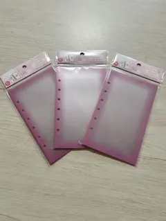 【クーリア】ピンク とうめいシールシート3個セット