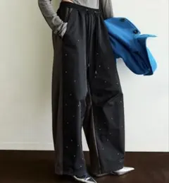 FANCY CLUB ストリングドットロールアップパンツ - メルカリ