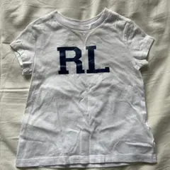 ポロ　ラルフローレン　白Tシャツ　100 3T ロゴ　トップス　ベビー　子供服