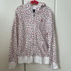 Polo Ralph Lauren 花柄ジップアップパーカー　8-10歳用