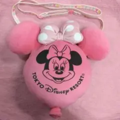美品 DISNEY 　ディズニーリゾート　ミニー　ショルダーバッグ　バルーン