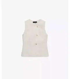 【新品】ZARA ザラ　ベスト　ボタン付き ノースリーブ トップス