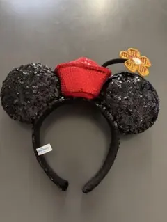 ディズニー　カチューシャ　オールドミニー　花