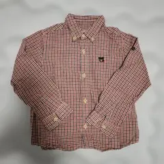 ダブルビーDOUBLE.B チェックシャツ110cm