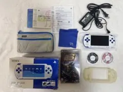 PSP3000 ブルー×ホワイト　バリューパック完品