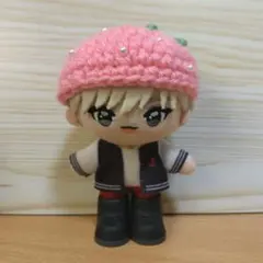 ピンク⑥いちごの帽子 ニット帽 GIGO限定マスコット JO1 INI