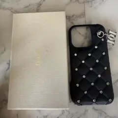 ダーリッチキルティングデザイン iPhoneケース 黒 16 - メルカリ
