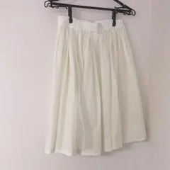 白スカート チュールスカート 2way