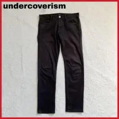 undercoverism スリムフィット 刺繍 パンツ ボトム