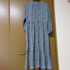 Samansa Mos2 花柄シャツワンピース