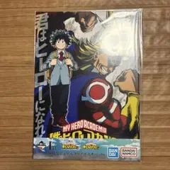ヒロアカ　一番くじ　I賞　歴代ビジュアルクリアポスター③