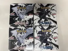 ポケモンカード ブラックボルト ホワイトフレア 新品未開封シュリンク付4BOX