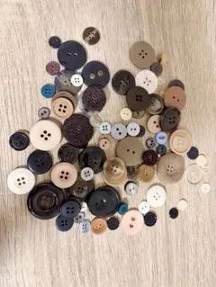 【写真3枚】ボタンセット 約100個 多色 デザイン