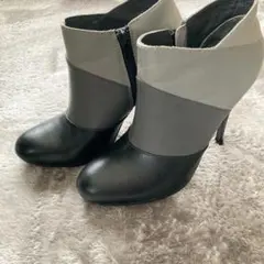 UNITED NUDE ブーティ ブラック グレー 38 ショートブーツ