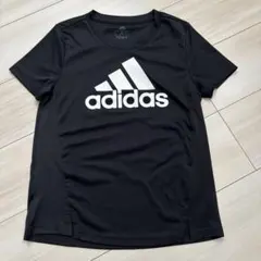 adidas アディダス Tシャツ 黒 150cm 男の子·女の子用