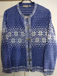 希少90s✦croft&barrowクロフト＆バロウノルディックカーディガン